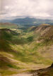 looking down the Newlands valley from Dale Head