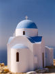 Nisyros - pleasing simplicity of design and colour in the newly built basilica on the hill overlooking Nikia