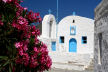 Nisyros - the chapel and the bell tower in Stavros monastery