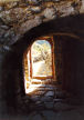 Nisyros - looking from the inner courtyard towards the main entrance to the Siones complex (the brown door in the centre of image 098)