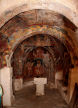 Nisyros - the barrel-vaulted church at the old Siones monastery is largely covered in frescoes dating back to its restoration in 1733