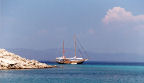 Symi - coming round the headland