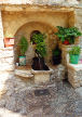 Tilos - spring of water reported to have curative properties, next to the entrance to Pandeleimon monastery