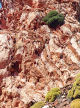 Tilos - scuptured landscape on the path down to Tholos beach