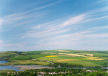 Newport Pembs: looking across the village and the estuary from Carn Ingli