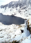 Lyn Cau from the gulley in the back wal of the corrie