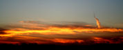 September sunset from The Folly, Pontypool