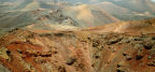 mountains made up of volcanic ash form a large part of the Timanfaya National Park, Lanzarote 