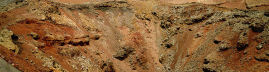 volcanic ash beds, Lanzarote