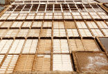 drying beds of desalination plant, Lanzarote