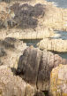 vertical bedding planes on coastal cliff, Pembrokeshire